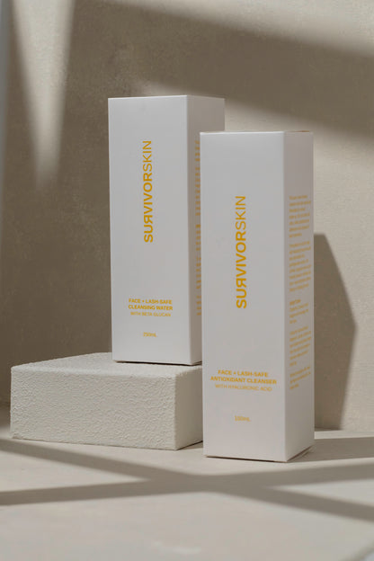 FACE + LASH SAFE CLEANSING WATER - Survivor Skin